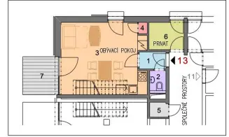 BOROVÁ LADA - apartmán č.5 - foto číslo 8