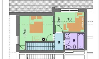 BOROVÁ LADA - apartmán č.5 - foto číslo 6